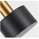 SE21-GM-4-NM1W-MS1 ADEPT TUBE Gold Matt Wall Lamp Black Metal Shade+