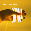 SE-FCOB-4K-220V NEON LED STRIP 240pcs/m 10w/m  220V 4000K IP67 10*5mm Cut size: 10cm Price/m  P