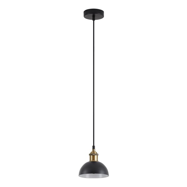 SE21-BR-10-MS3 MAGNUM BRONZE  Black Metal Shade Pendant+