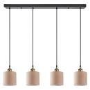 SE21-BR-10-4BL-SH3  MAGNUM BRONZE Brown Shade Pendant+