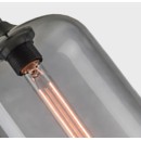 SE21-SM-19-30-4BL+ FEINT Smoked Glass Pendant+