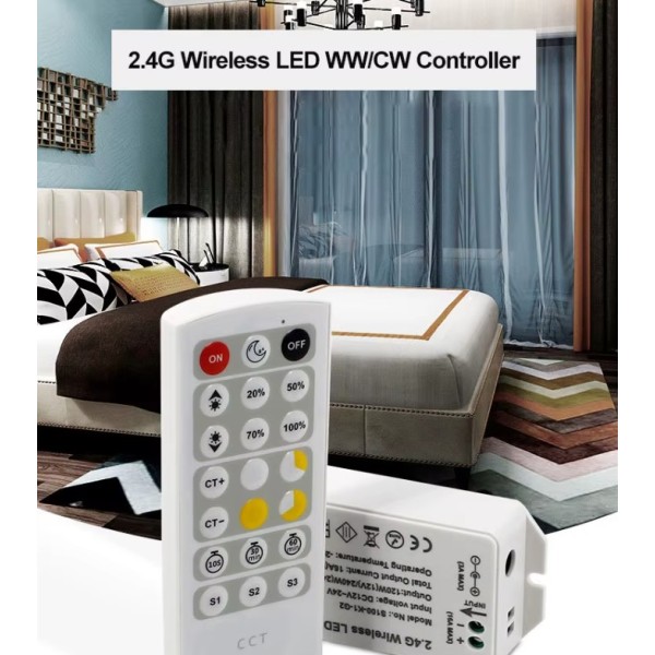 SE-CCT-CR CCT CONTROL WITH REMOTE FOR LED STRIP (77-50553)