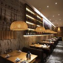 SE21-BA-38 WOVEN  PENDANT  BAMBOO STEEL  38*20*120cm  E27  2 YEARS WARRANTY