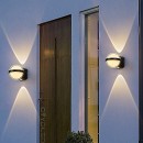SE LED 150 ELARA BLACK OUTDOOR WALL LAMP 2*9W 3000K