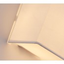 SE21-WH2-15 SERAPH WHITE SHADE WALL LAMP Γ1