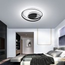 SE LED 50 LICI CEILING BLACK 38W 3CCT 50x9cm IP20 220V 2 YEARS WARRANTY Α1
