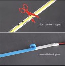 SE-COB9-3K-220V LED STRIP  240pcs/m 9w/m  220V 3000K IP20 8mm Cut size: 10cm Price/m