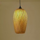 SE21-BA-30 PUMP PENDANT  BAMBOO STEEL  30*30*120cm  E27  2 YEARS WARRANTY