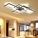 SE LED 4 TESSERA BLACK 86*48*10cm 3CCT WITH MEMORY IP20 50W 2 YEARS WARRANTY