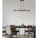 SE21-AB-85 CODY ANTIQUE BNRASS & BLACK METAL PENDANT Δ4