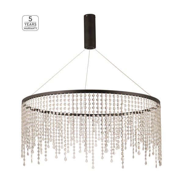 SE LED 80 CRESCENDO PENDANT BLACK Γ5 