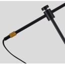SE21-GM-39 ADEPT GOLD MATT & BLACK FLOOR LAMP 1Β1