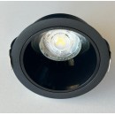 SE-SP-DL-R-BL CIELO SPOTLIGHT DOWNLIGHT RECESSED BLACK GU10 FOR HOLE 7cm