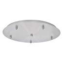 SE21-NM-4-5BL-MS123 ADEPT FLEX Nickel Matt Pendant Black Metal Shade+