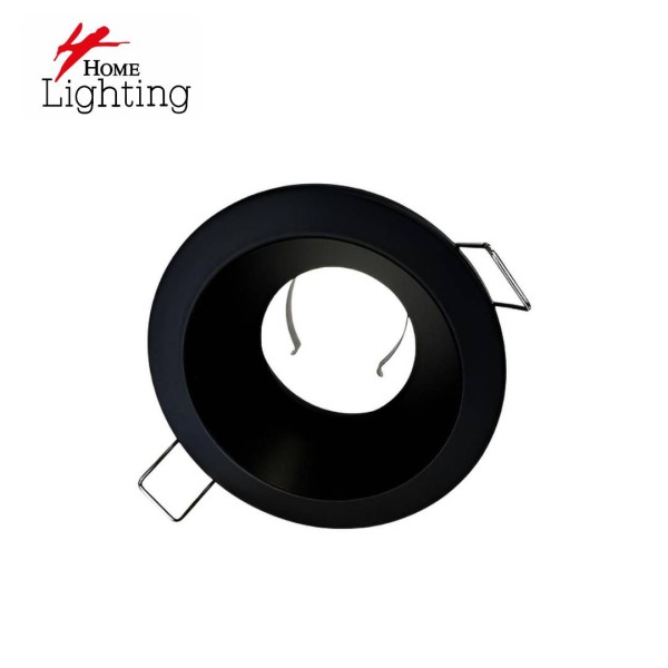 SE-SP-DL-R-BL GLIM SPOTLIGHT DOWNLIGHT RECESSED GU10 BLACK FOR HOLE 70mm