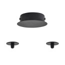 SE21-GM-4-NM1W-GR1 ADEPT TUBE Gold Matt Wall Lamp Black Metal Grid+