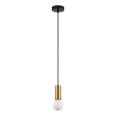 SE21-GM-4-BL6-GR12 ADEPT FLEX Gold Matt Pendant Black Metal Grid+