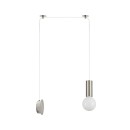 SE21-NM-4-NM1W-MS40 ADEPT TUBE Nickel Matt Wall Lamp Metal Shade+