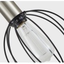 SE21-NM-4-NM3-GR2 ADEPT TUBE Nickel Matt Pendant Black Metal Grid+