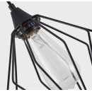 SE21-BL-B10-3BL-GR12 ADEPT FLEX Black Metal Grid Pendant+