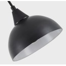 SE21-BL-B10-3BL-MS123 ADEPT FLEX Black Metal Shade Pendant+