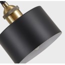 SE21-BR-10-BL2-MS1 MAGNUM BRONZE Black Metal Shade Pendant+