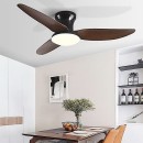  SE LED F100 WINDY BLACK-BROWN FAN 30W*2 SMART WITH CONTROL 100x100x50cm 3000k-6500k 85-265V 2 