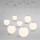 SE1120-1-OP ALESSIA Φ20 PENDANT OPAL GLASS Ε3