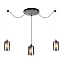 KQ 8877-3A SMOG PENDANT SMOKED GLASSES Ζ2