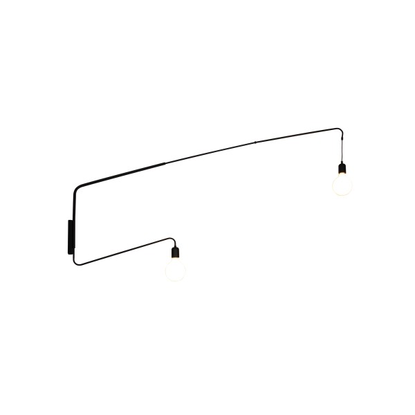HL-3591-2 MIMA BLACK WALL LAMP