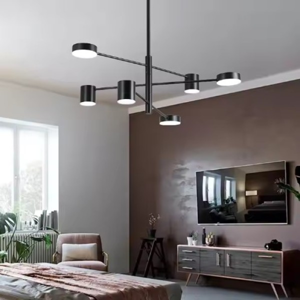 SE LED 30 PIEDRA BLACK  PENDANT 143x12x25,5cm 30W IP20 3CCT 2 YEARS WARRANTY
