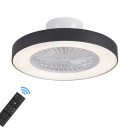 SE LED F50 MARCO BLACK FAN 30W*2 SMART WITH CONTROL 50X50X20cm 3000k-6500k 85-265V 2 YEARS WARR
