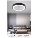 SE LED F50 MARCO BLACK FAN 30W*2 SMART WITH CONTROL 50X50X20cm 3000k-6500k 85-265V 2 YEARS WARR