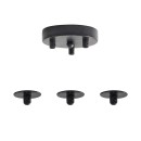 SE21-BR-10-BL3-SH123 MAGNUM FLEX White, Grey, Brown Shade Pendant+