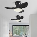 SE LED F65 ADAM BLACK FAN 30W*2 SMART WITH CONTROL 65x65x20cm 3000k-6500k 85-265V 2 YEARS WARRA