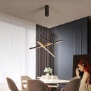 SE LED 30 BEATRICE BLACK  PENDANT 60x16x8cm 30W IP20 3CCT 2 YEARS WARRANTY