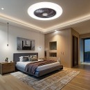 SE LED F46 DALTON BROWN FAN 30W*2 SMART WITH CONTROL 46x46x20cm 3000k-6500k 85-265V 2 YEARS WAR