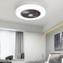 SE LED F46 DALTON BROWN FAN 30W*2 SMART WITH CONTROL 46x46x20cm 3000k-6500k 85-265V 2 YEARS WAR