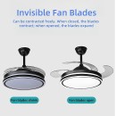 SE LED 36 FAMA BLACK FAN 105x35cm 36W IP20 3CCT 2 YEARS WARRANTY