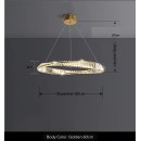 SE LED 60 OVELA  GOLD  3000K  60cm  2 YEARS WARRANTY