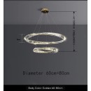 SE LED 60+80 OVELA  GOLD  3000K  60+80cm  2 YEARS WARRANTY