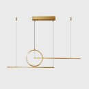 SE LED 100 LUFICET PENDANT GOLD 24W 3CCT 100x6x100cm IP20 2 YEARS WARRANTY