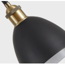 SE21-BR-10-BL2-MS2 MAGNUM BRONZE Black Metal Shade Pendant+