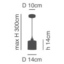 SE21-BR-10-SH1  MAGNUM BRONZE White Shade Pendant+