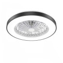 SE LED F50 MARCO BLACK FAN 30W*2 SMART WITH CONTROL 50X50X20cm 3000k-6500k 85-265V 2 YEARS WARR