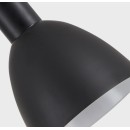 SE21-BL-22-MS2 ADEPT BLACK WALL LAMP BLACK METAL SHADE+