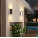 SE LED 155 BRICK S OUTDOOR WALL LAMP BLACK 6+4W 3000K