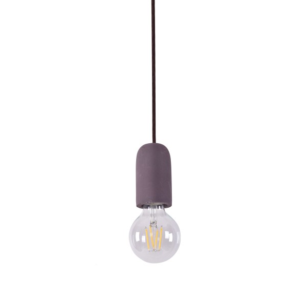SE 149-BR IRIS PENDANT LAMP BROWN 1E2