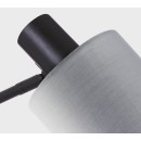 SE21-BL-16-SH2 ADEPT BLACK WALL LAMP GREY SHADE+