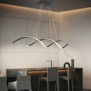 SE LED 95 QUEEN PENDANT BLACK 24W 3CCT 95x8x100cm IP20 220V 2 YEARS WARRANTY